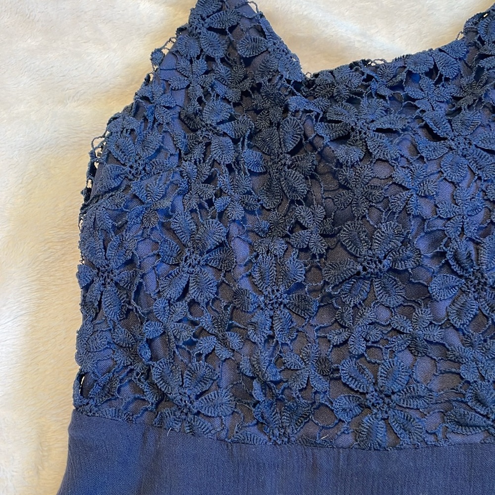 Navy Dress (brand: Double Zero)